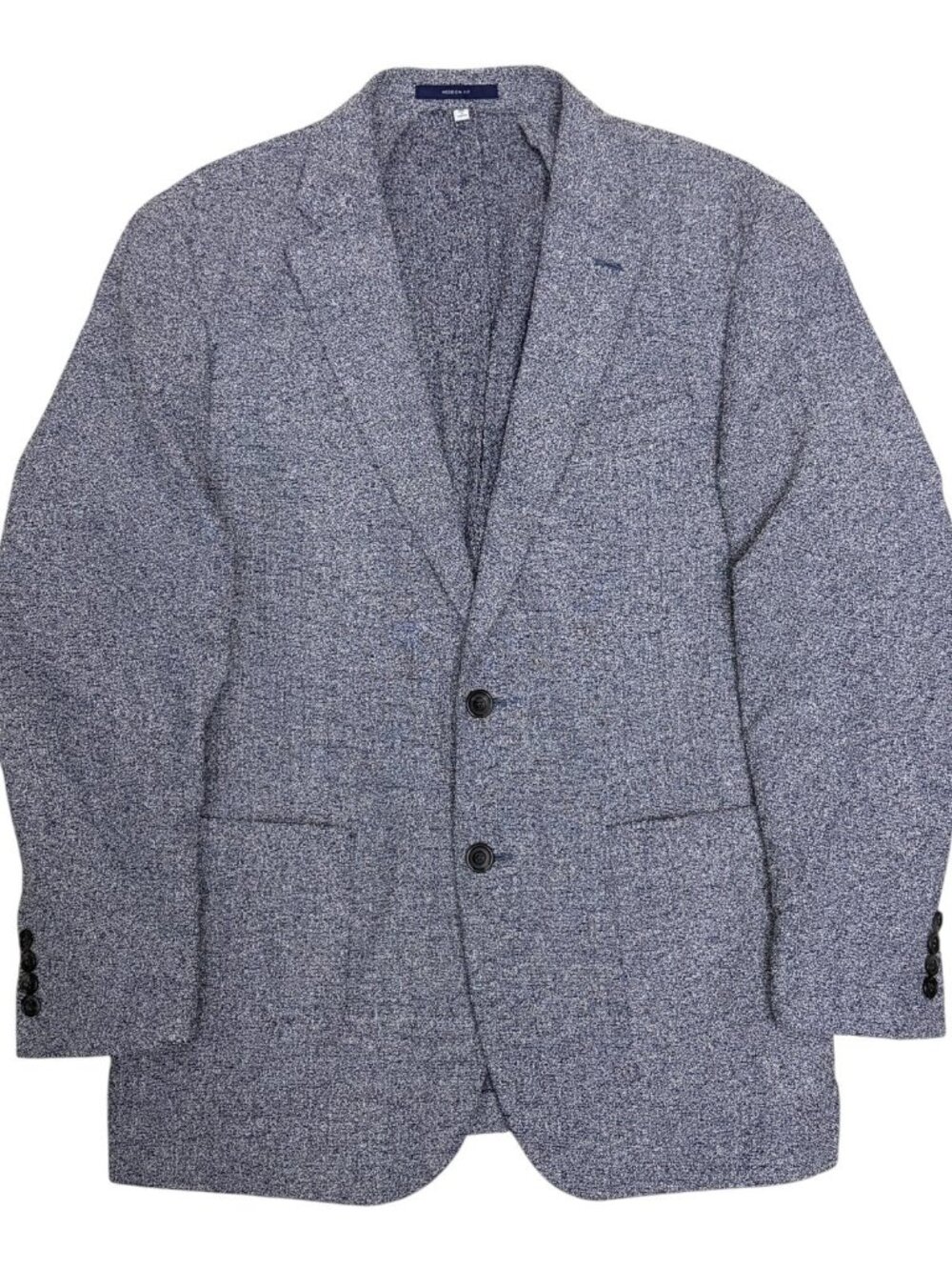 HARDY AMIES Savile Row Sport Jacket Blazer HEDDON FIT Linen Blend Blue 40R